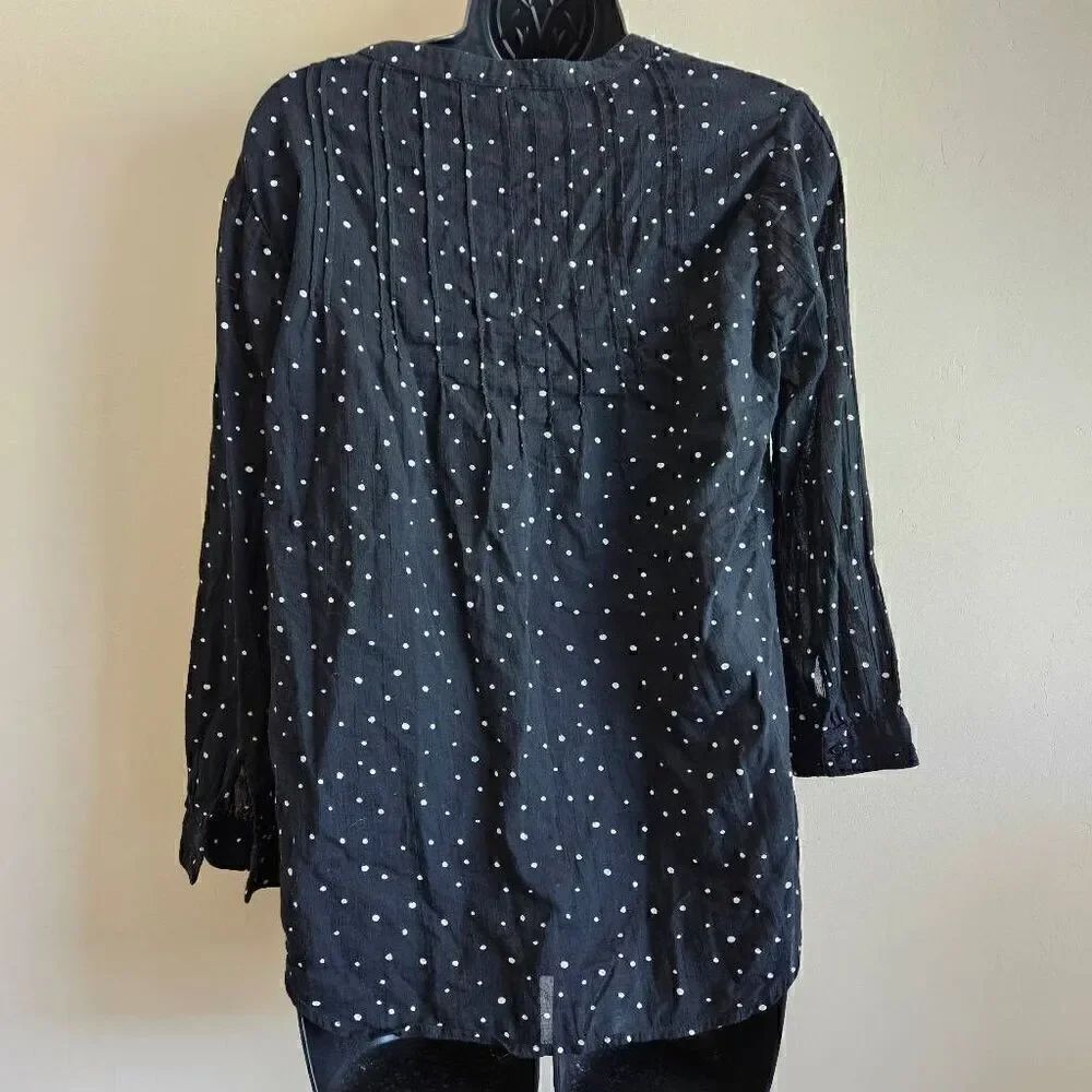 Paige Polka Dot Button Down Long Sleeved Top - Picture 5 of 6